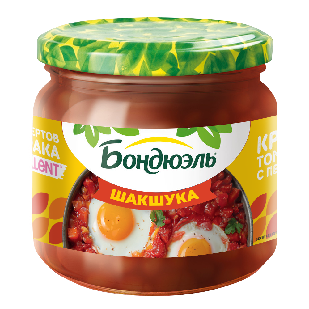 БОНДЮЭЛЬ Овощная закуска Шакшука Бондюэль, 350мл