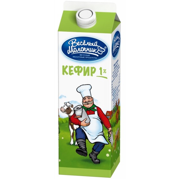 Веселый Молочник Кефир 1%
